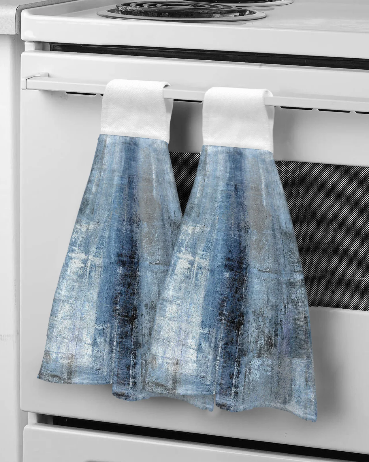 

Абстрактная художественная текстура для масляной живописи в фермерском стиле, ручное полотенце, салфетки для мытья посуды, подвесная Абсорбирующая Ткань, кухонные принадлежности, аксессуары