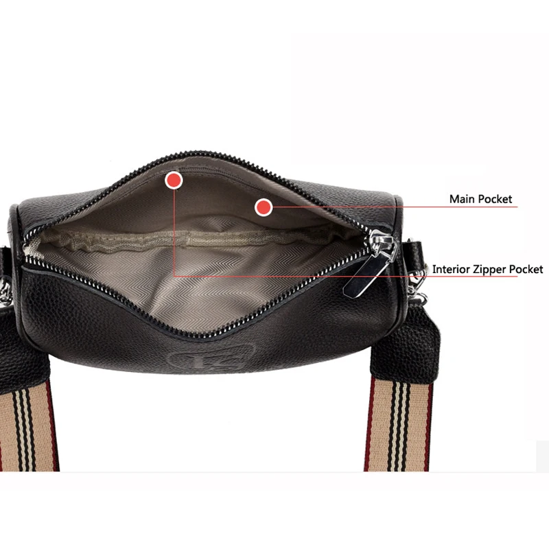 Trend Fashion Crossbody Designer Handbags Women'S Genuine Leather Saddle Casual Vintage Tote Shoulder Bag For Girl Messenger Bag