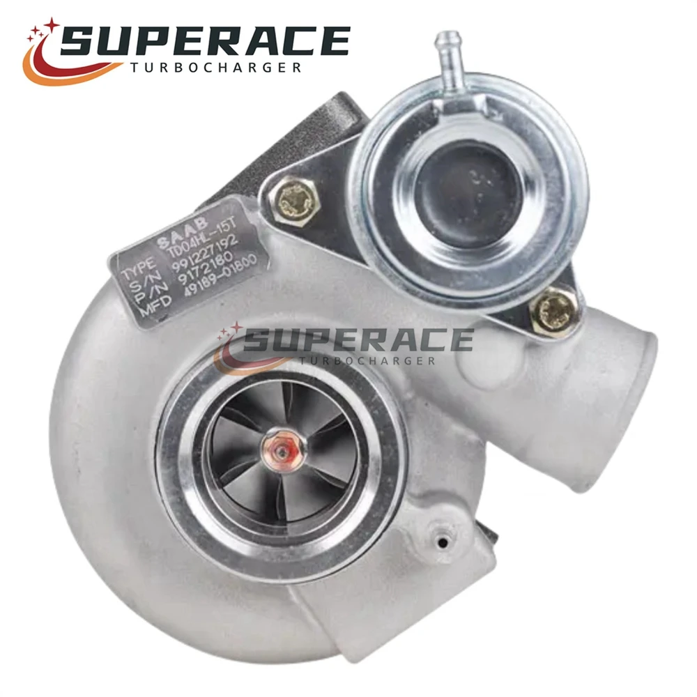 Фото Турбокомпрессор TD04HL-15T для Saab AERO 9-3/9-5 B253R 2.0L/2.3L 55559825 TD04 9172180 49189-01800, высокое качество №1