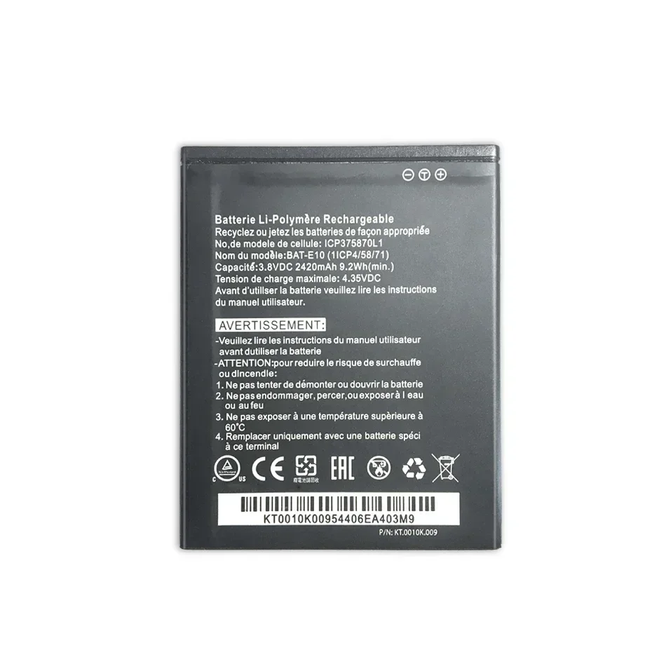 Мобильный телефон Аккумулятор для Acer Liquid Z530 LTE T02 Z530S BAT E10 BAT-E10 (1ICP4/58/71) ICP9375870L1 2420 мАч