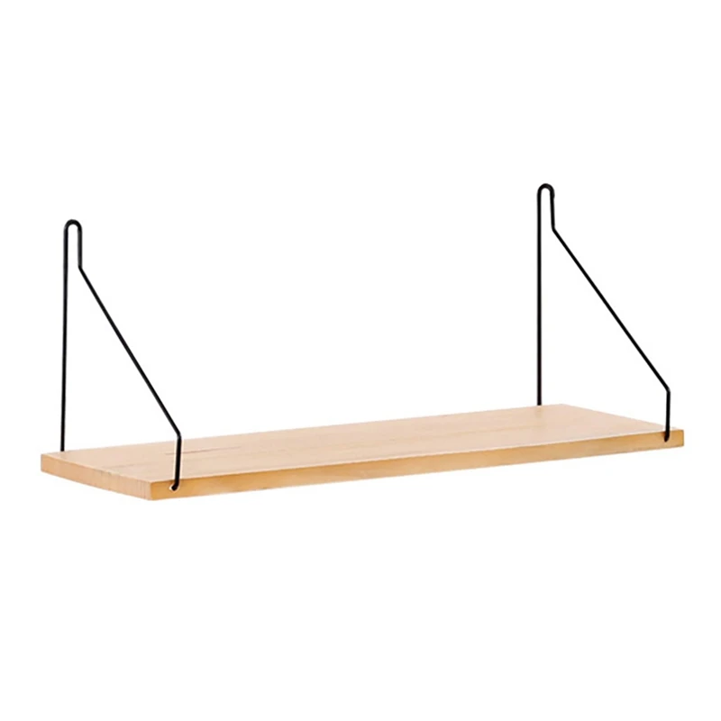 

Практичная настенная полка, деревянная настенная подвесная полка, плавающий стеллаж, домашняя декоративная настенная полка, многофункцион...