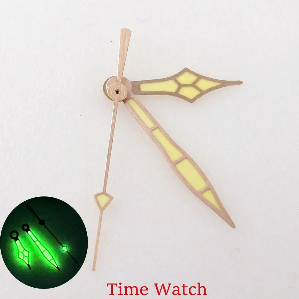 

Vintage Rose Gold Watch Hands Luminous Fit For ETA2824 2836 PT5000 ST2130 NH35A NH36A 7s26 4r35 7002 ST2130 Automatic Movement