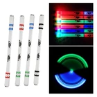 Вращение пальцами ручка для декомпрессии Вращающаяся ручка встроенсветодиодный ная лампа отличный баланс производительность для студентов детей взрослых подарок