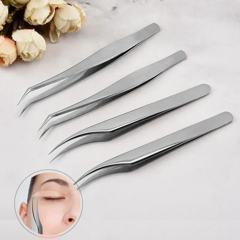 

1 шт., Профессиональный пинцет для бровей из нержавеющей стали