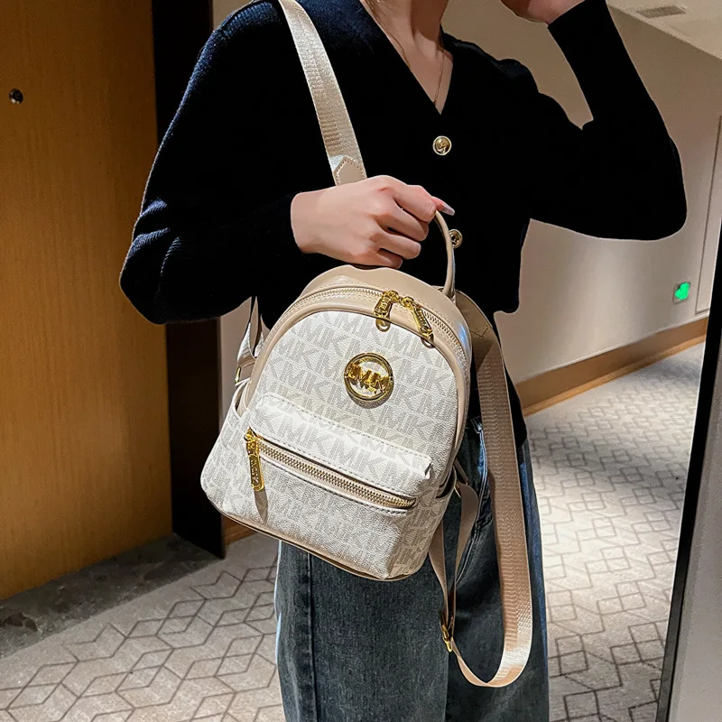 

Fashion Backpack For Women Pu Leather Bags For Women Female Bag Designer Luxury Classic Backpack Large Capacity Anti-Theft Bags