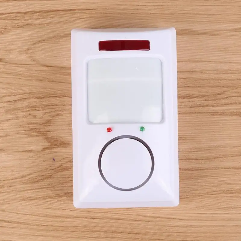 

105db Wireless Infrared Detector 110° Detection Range Wireless Remote Control PIR Motion Sensor With Two Remote Controls