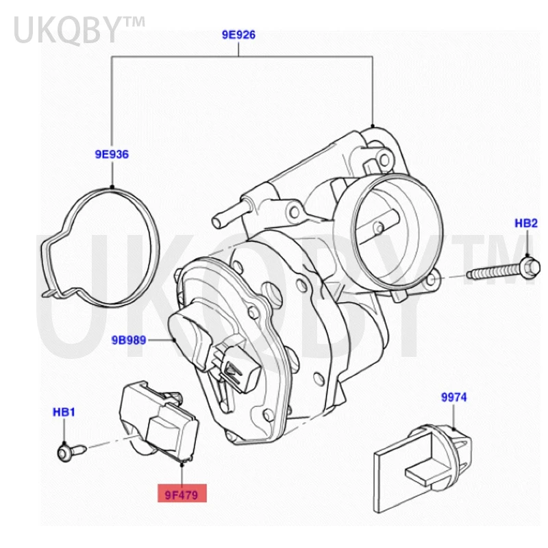 Впускной датчик давления 1S7A9F479AB 1S7A9F479AC