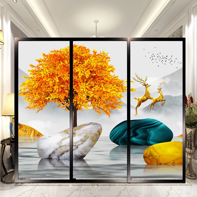 

Window Stickers Glass Decor Sticker Anti Look Privacy Film New PVC Electrostatic Glass Patch Window Film Self-adhesive Frosted