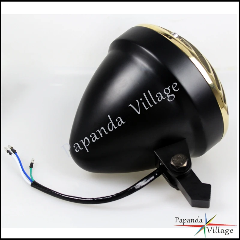 Универсальная мотоциклетная Классическая фара 12 В передняя для Harley Chopper Bobber Cafe