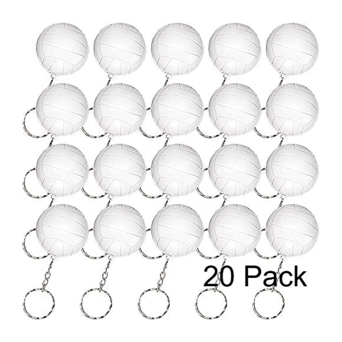 20 упаковок брелков для волейбольных мячей вечеринок волейбольный мяч снятия