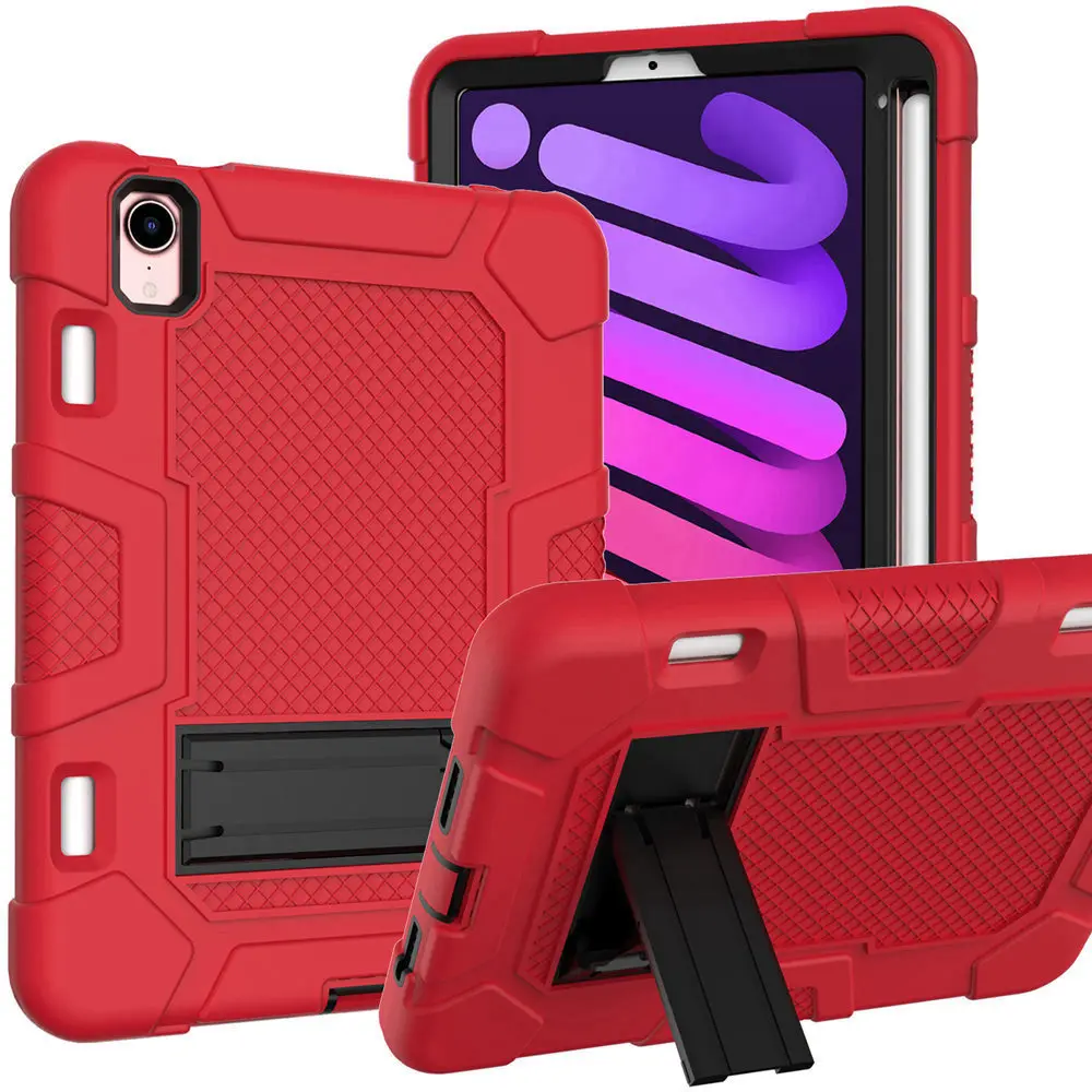 

For Ipad Mini 6 2021 Heavy Duty Rugged Shockproof Case Kickstand+Shoulder for iPad mini 6th Gen 2021 A2568 A2569 Tablet Case
