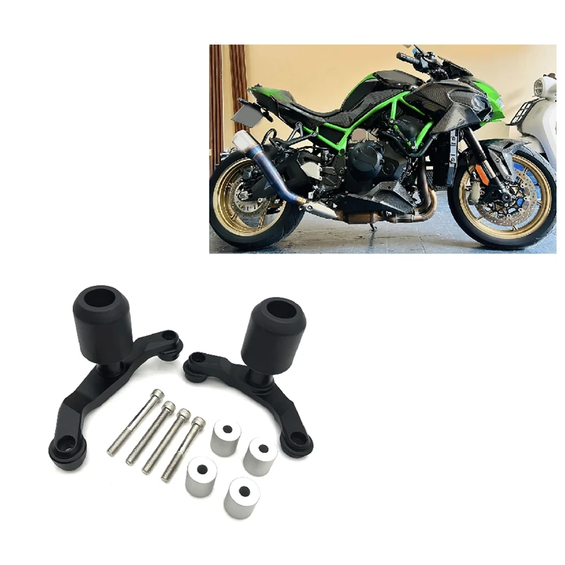 

Motorcycle Falling Protection Frame Slider Crash Pad Protector Replacement Parts Fit For KAWASAKI ZH2 2020-2023