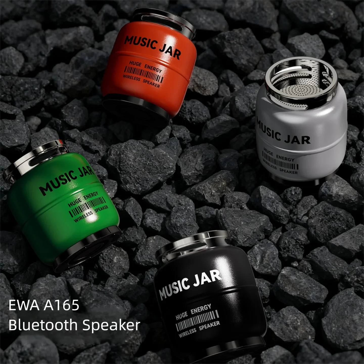 Фото Портативная Bluetooth-колонка EWA A165 для улицы, Bluetooth 5.4, интерфейс USB-C, водонепроницаемость IPX6, аккумулятор 900 мАч №1