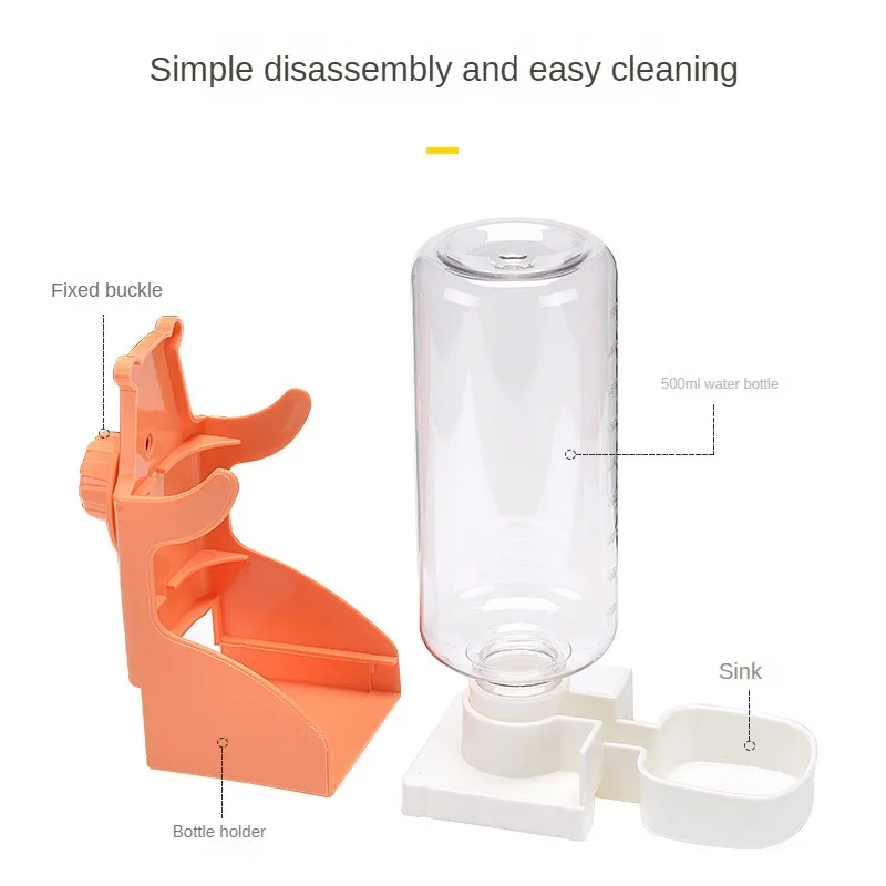 Автоматический подвесной фонтан для домашних животных с автоматической клеткой