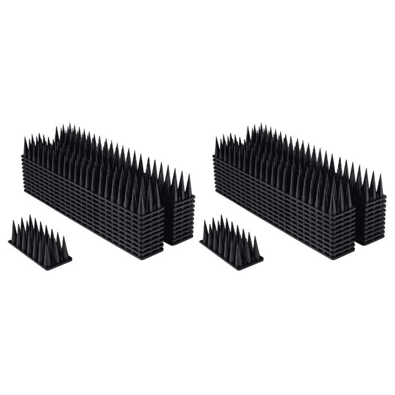 

2X Bird Spikes, Defender Spikes For Bird Cat Squirrel Raccoon Animals Repellent To Keep Off Pigeon Crow, Spikes Fence