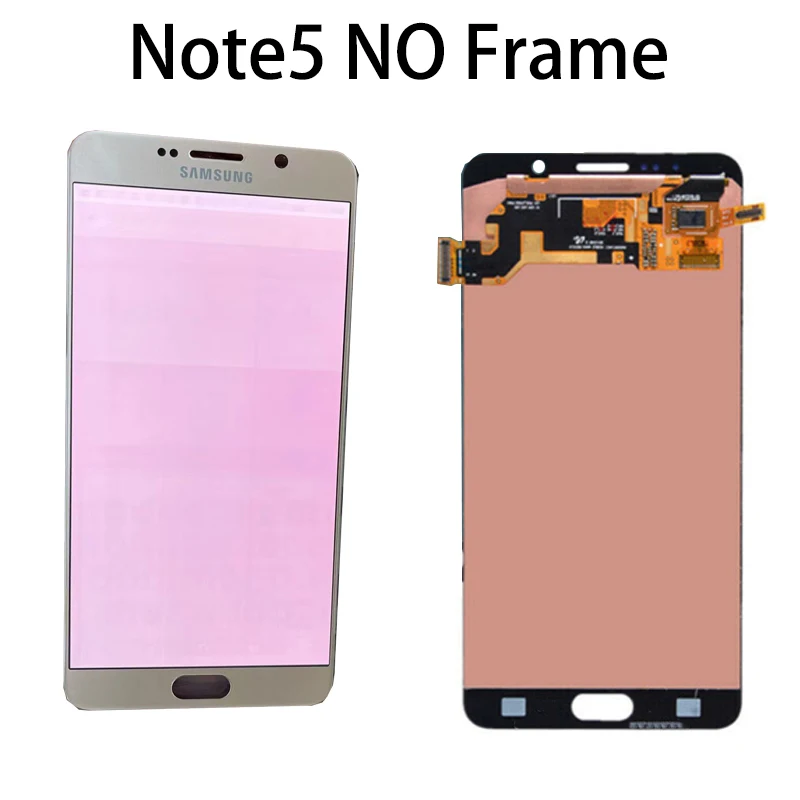 Оригинальный ЖК-дисплей Note5 Amoled для SAMSUNG Galaxy Note 5 N920 N920F N920A N920C дисплей с сенсорным