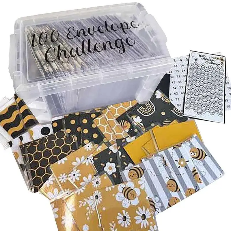 100 Money Saving Envelopes Reusable Money Saving Envelopes For Receipts Coins Bills