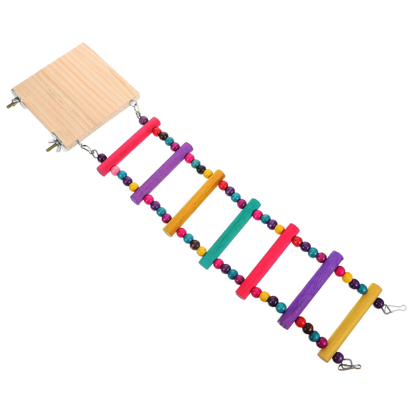 Лестница для птиц ступенька игрушка скалолазания волнистый попугайчик длинный