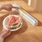 Новинка, коробка Youpin для резки пищевой пленки, настенная присоска, регулируемый резак для пластиковой обертки, домашний Кухонный Контейнер для хранения пищи