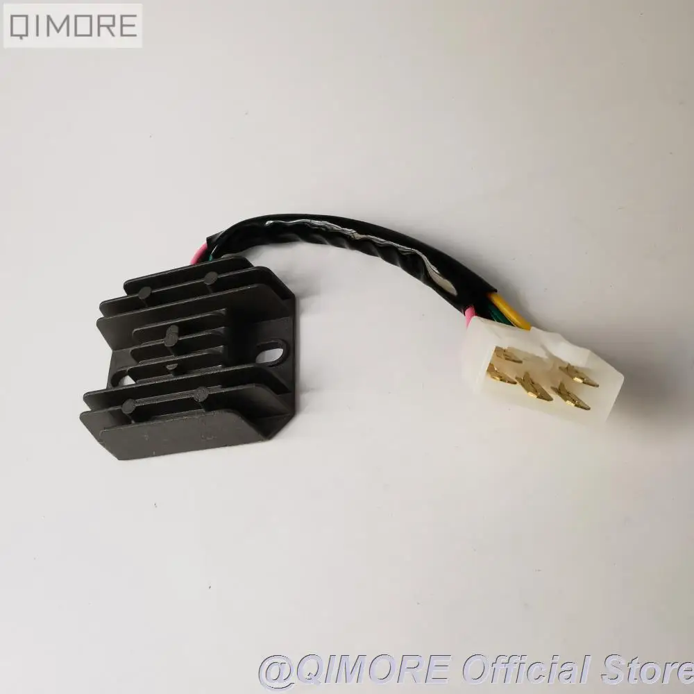 

5-wire DC Fired Full Wave Voltage Regulator Rectifier (Flat Plug) for Scooter GY6 125 150 152QMI 157QMJ 1P57QMJ