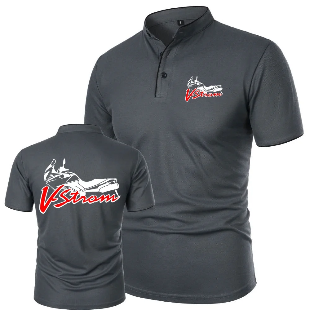 Рубашки поло V-Strom DL 650 мотоциклетная мужская футболка с короткими рукавами