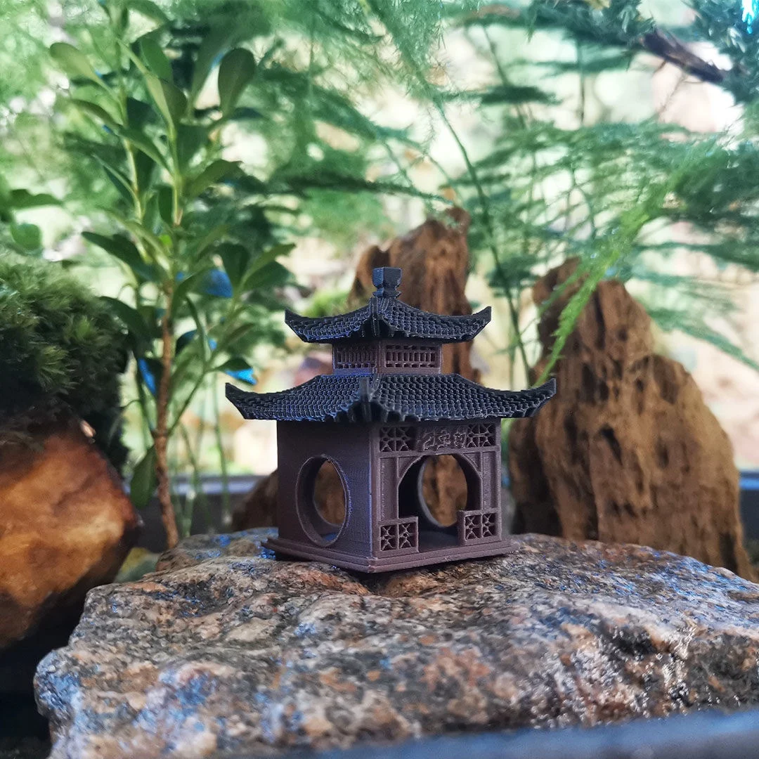 Древняя китайская 3d-архитектура модель аквариума микро-пейзаж песочный стол