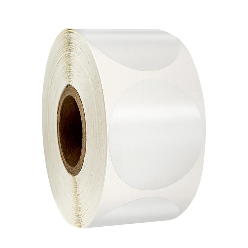 

Прозрачные круглые стикеры из ПВХ 500 шт