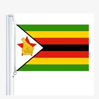 zimbabwe flag90150cm 100 polyester bannerdigital printing