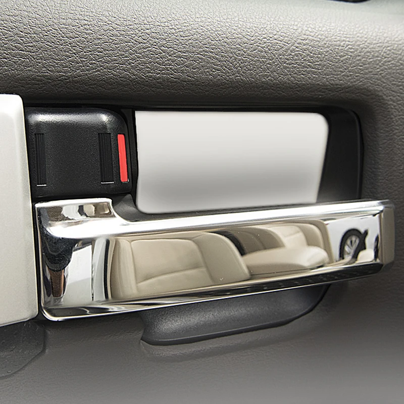 

ABS Car Styling Inner Door Handle Bowl Covers Trims Stickers Decoration Accessories For Toyota Land Cruiser LC200 2016-2020