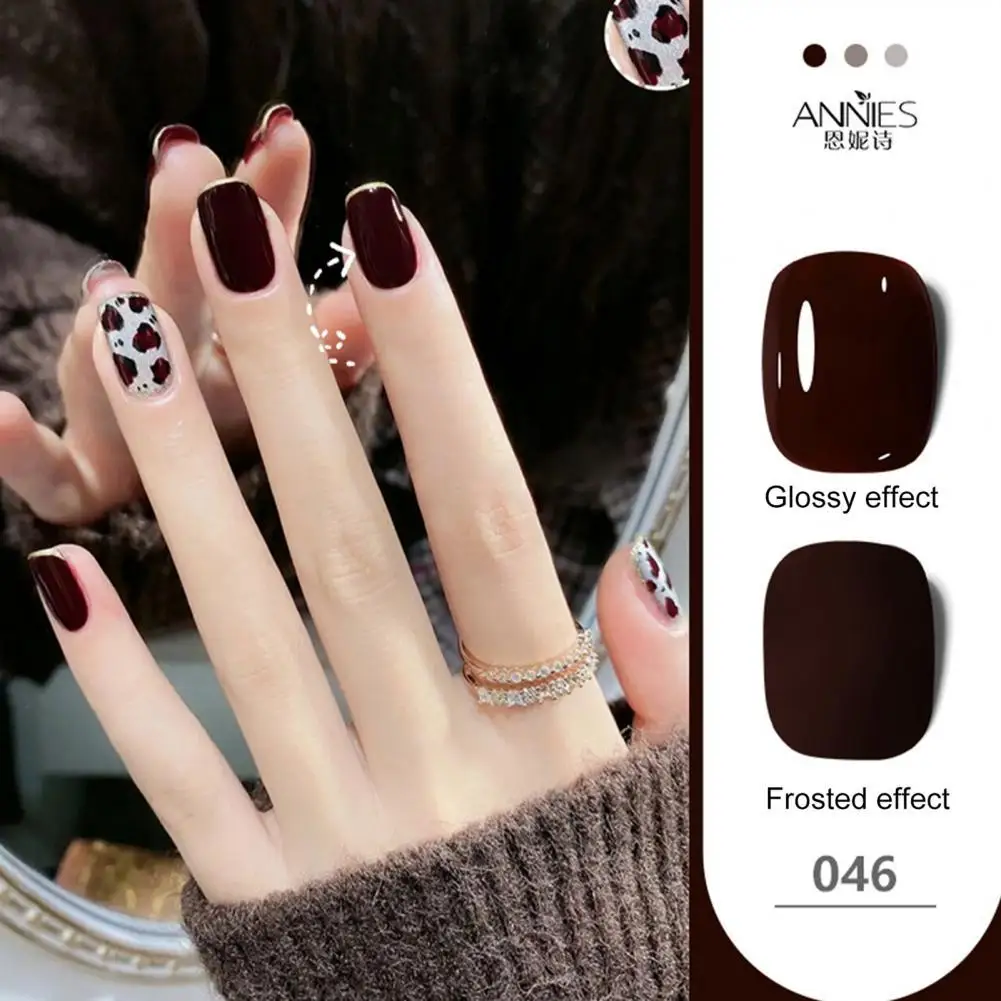 

48 Colors 15ml ANNIES Phototherapy Glue Useful DIY Quick Drying Nail Varnish Exquisite Eco-friendly Nail Varnish