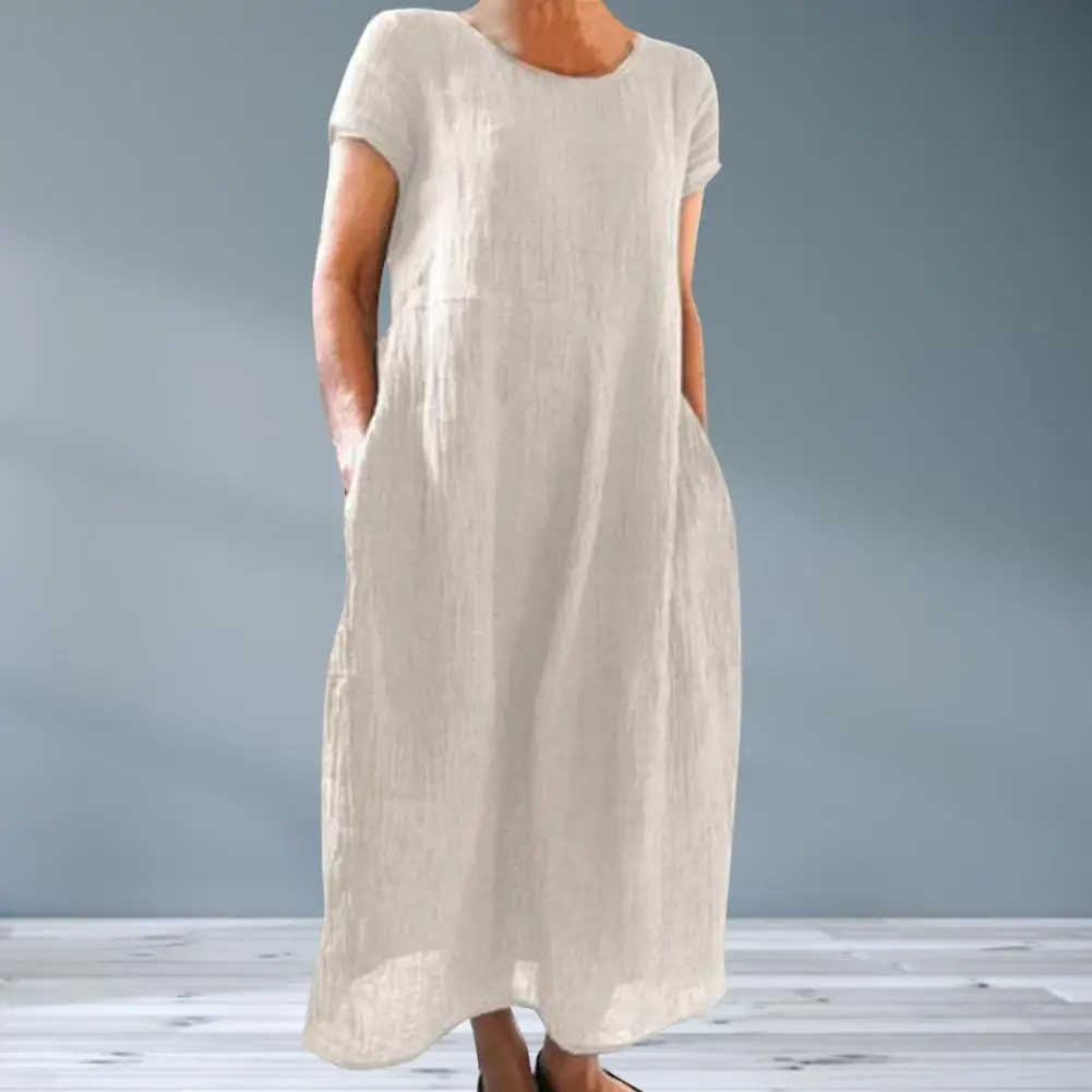 

Красивое женское платье, легкое платье-пуловер, машинная стирка, женское платье-пуловер с круглым вырезом, декоративное платье