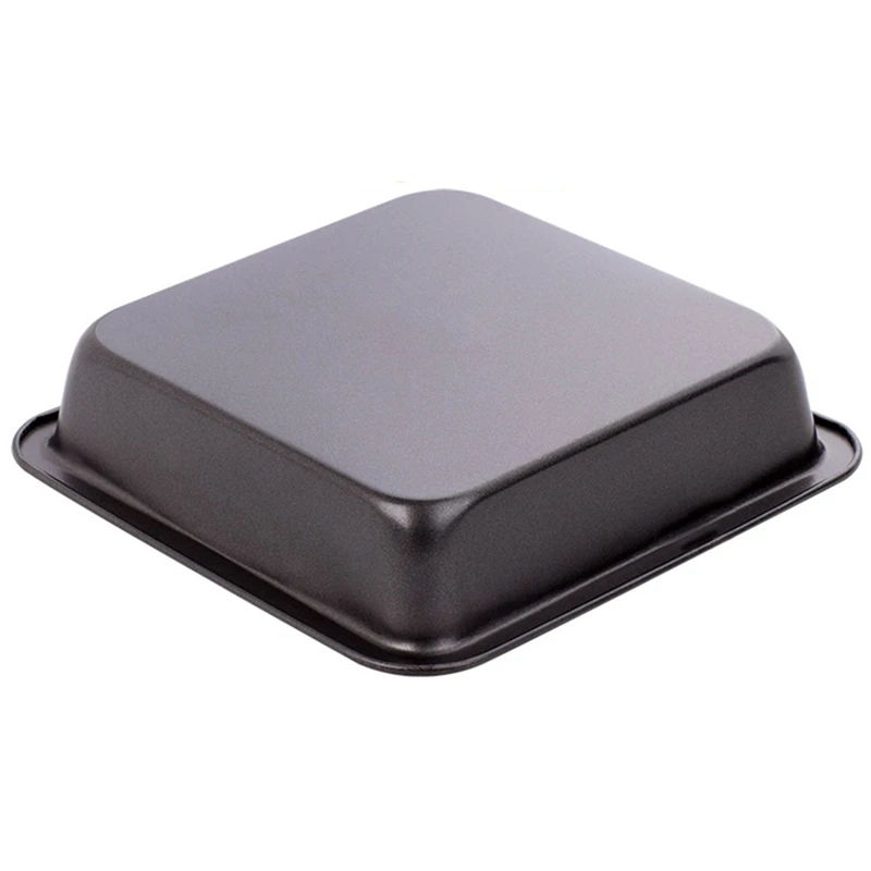 9 дюймов антипригарная квадратная коричневая кастрюля из углеродистой стали