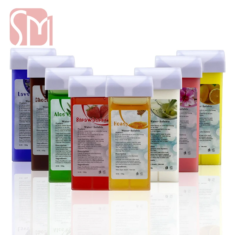 SM 150g Depilatory Wax Water-solubility Rapid Mild Physical Body Depilation Natural Ingredients Slippery Touch Hair Removal