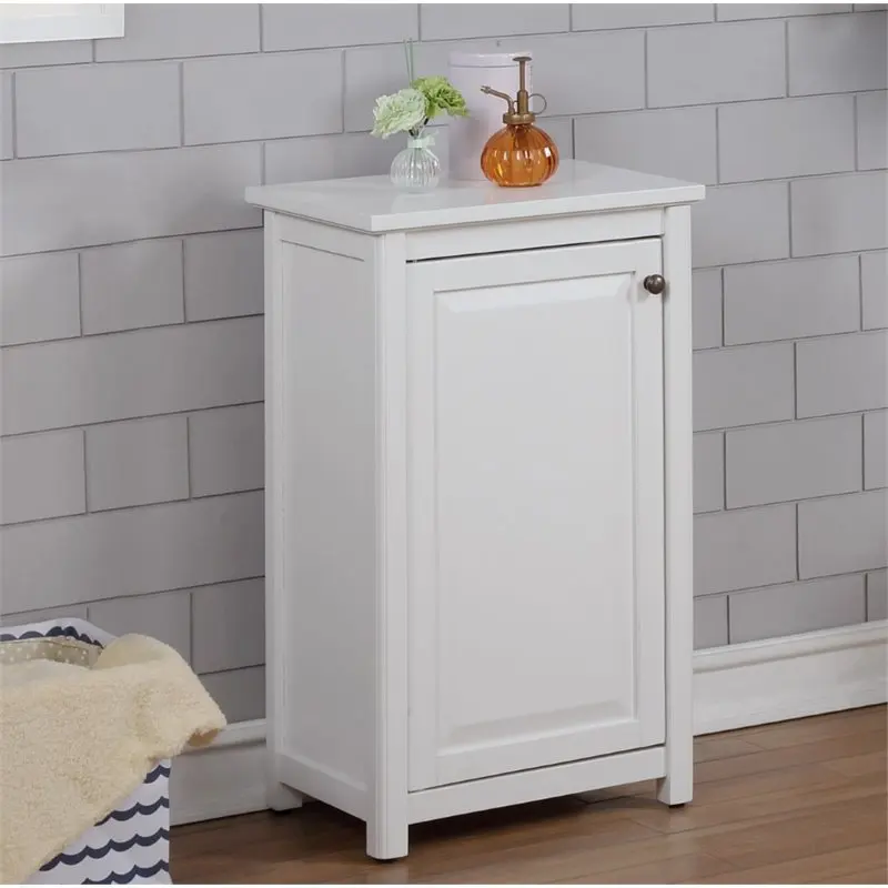 

17"W x 29"H Floor Bath Storage Cabinet with Door