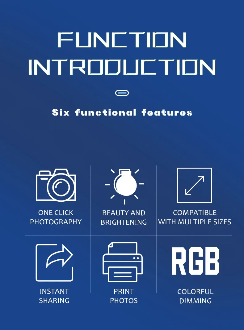 Портативное волшебное зеркало для селфи