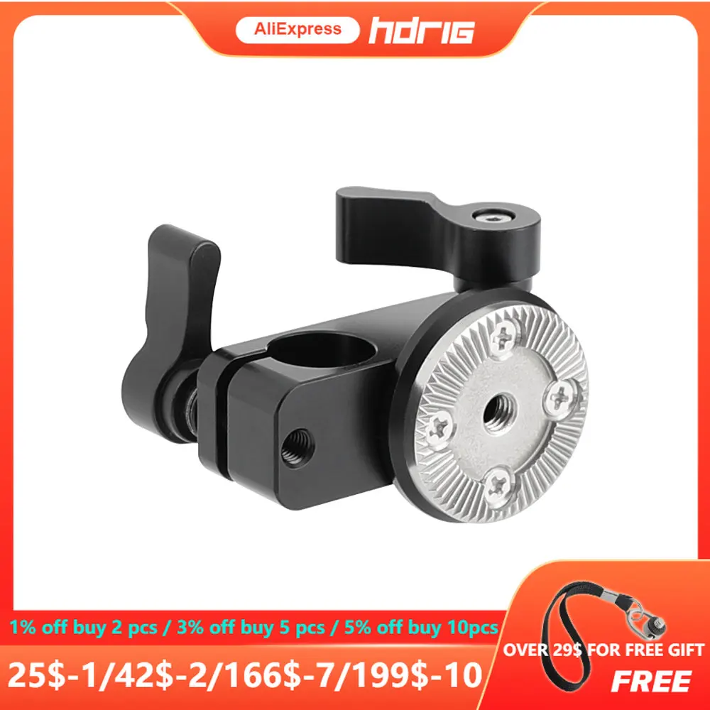 

HDRIG M6 резьба ARRI крепление для розетки 15 мм микро-стержень 15 мм двойной порт стержень зажим вертикального типа для камеры клетка деревянная р...