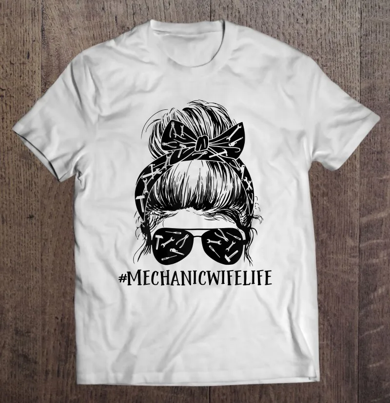 Забавная пучок механика жены жизни Милая Мужская футболка для тренажерного зала