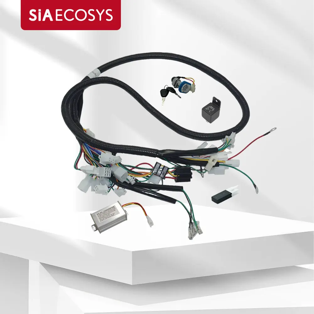 

Главный жгут проводов автомобиля, подходящий для контроллера SIAECOSYS VOTOL для системы Plug and Play