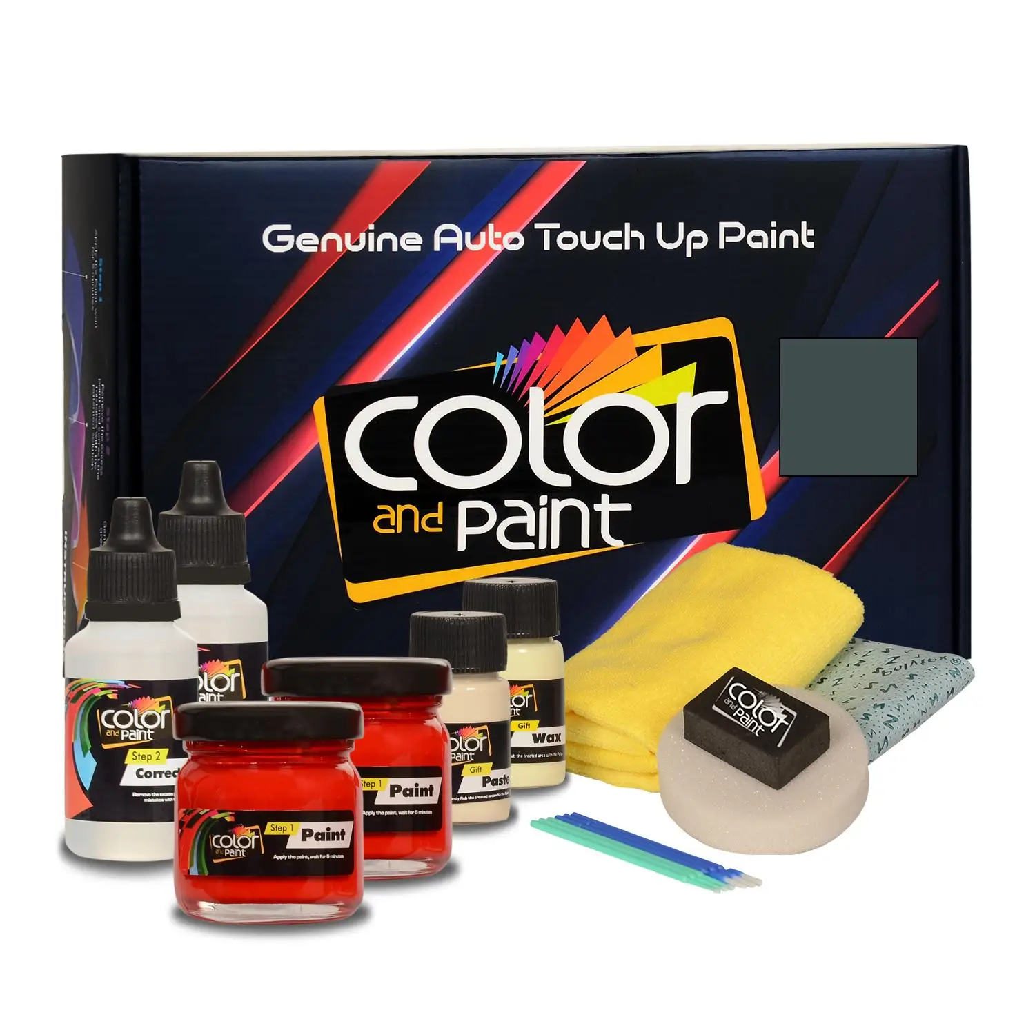 

Color and Paint compatible with Ford America Automotive Touch Up Paint - GUARD MET - HN - Pro Care