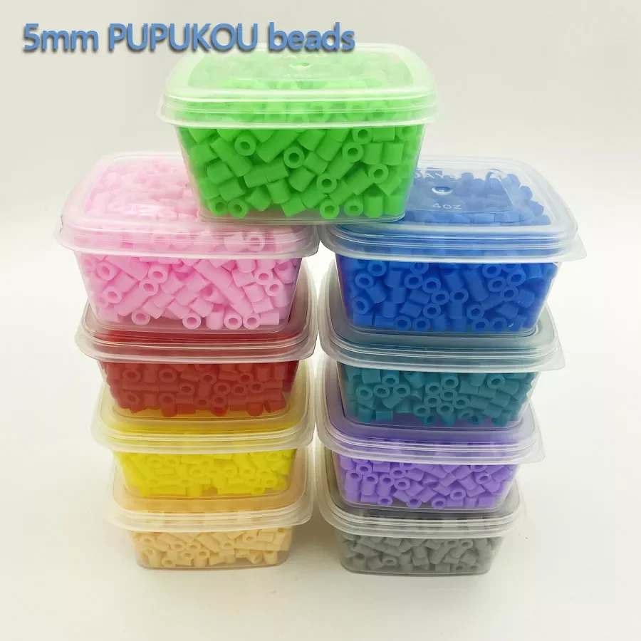 

5mm 1200pcs/Box Pearly Iron Perlen Perler Fuse Bead for Kids Hama Beads Diy Puzzles High Quality Handmade Toy for Children