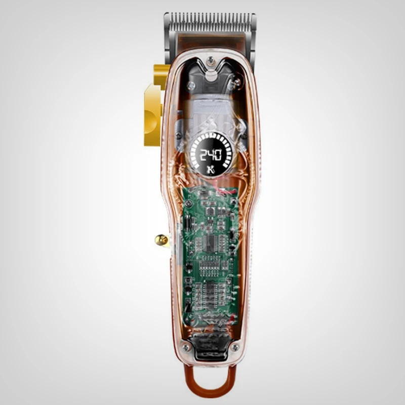 Машинка для стрижки волос аккумуляторная 2200 мАч с ЖК-дисплеем | Бытовая техника
