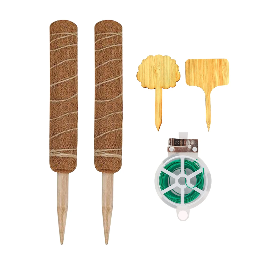 

2 шт., огурцы из кокосового волокна с 2 этикетками