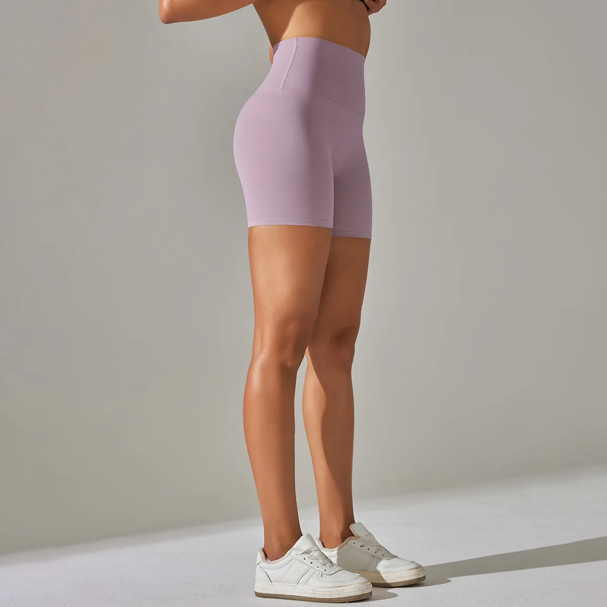 Wylosz Short Gym Women Clothing Yoga Fitness Sportswear Workout Running Elasticity Push Up Hip High Waist Fitting Peach Buttocks