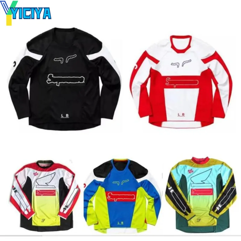 

YICIYA T- shirt racing motorcycle speed surrender new locomotive off-road downhill jersey with the same style customization tees