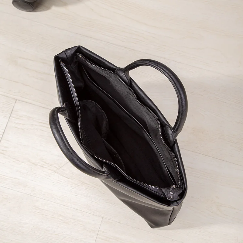 Кожаные мужские портфели Модная сумка для ноутбука Мужские деловые сумки файлов