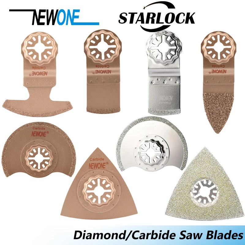 

NEWONE Starlock твердосплавные/Алмазные пилы для колеблющегося инструмента, многофункциональные пильные диски для резки керамической плитки