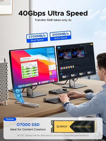 Корпус ORICO 40 Гбит/с USB4 для SSD