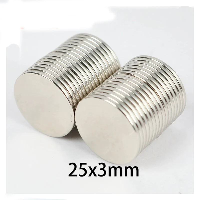 

Дисковые магниты 25x3 мм