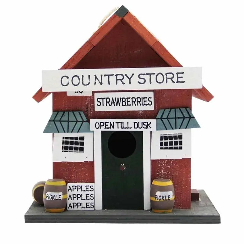 

Птичьи домики, деревянные птичьи домики для деревьев, подвесные птичьи домики, садовые загородные коттеджи для улицы, окна, двора