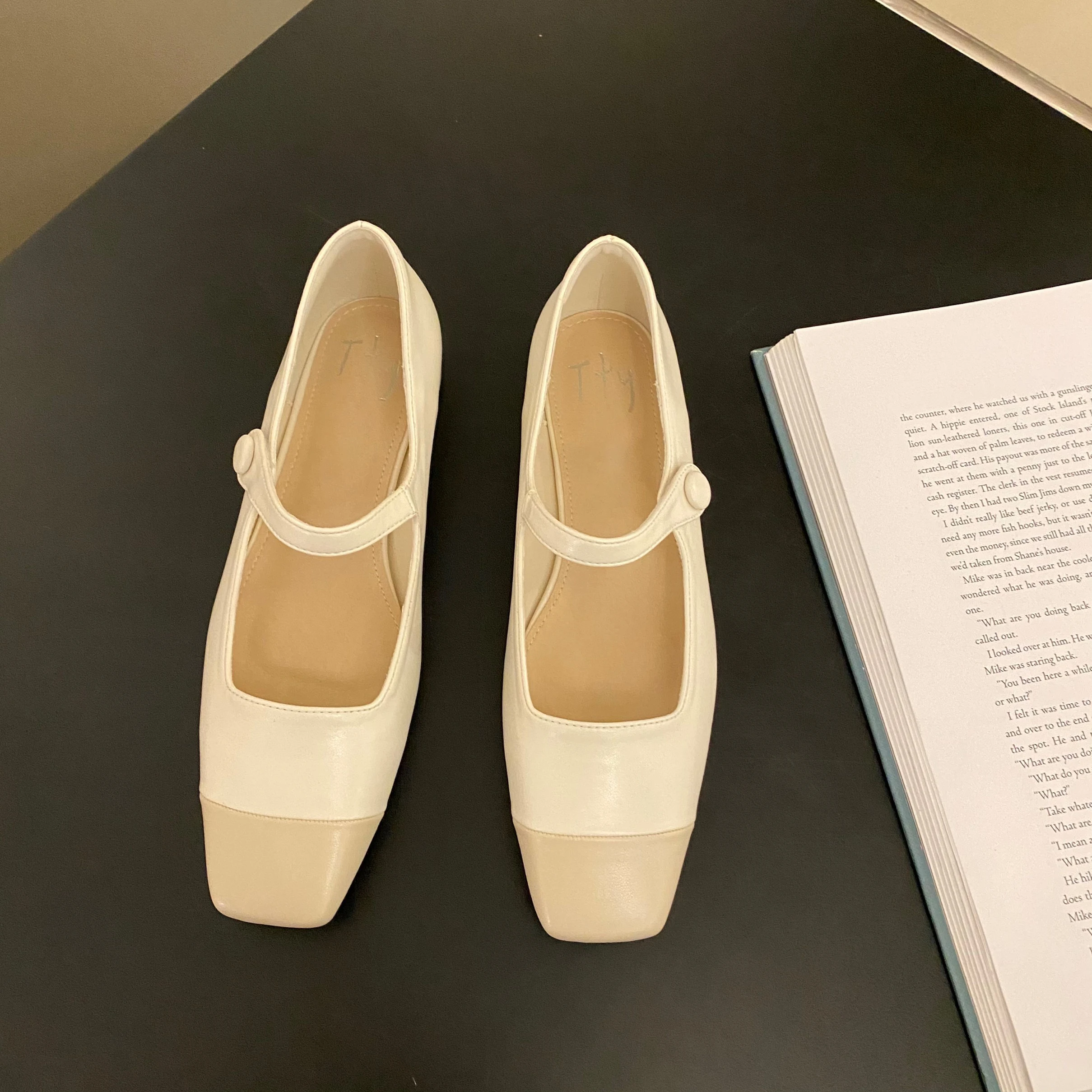 

Summer Shoes Ladies Casual Female Sneakers Oxfords Women's Flats Low Heels Square Toe Autumn 2022 Comfortable Leather New Dress